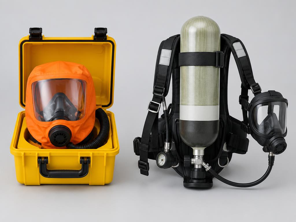 Equipamento isolante e fuga